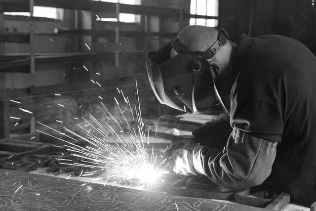 David Cooper at work at DC Blacksmiths