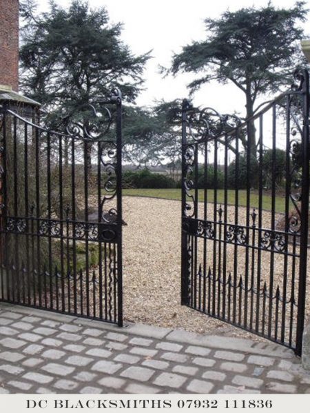 Wrought Iron Gates, Traditional Style Wrought Iron Gates