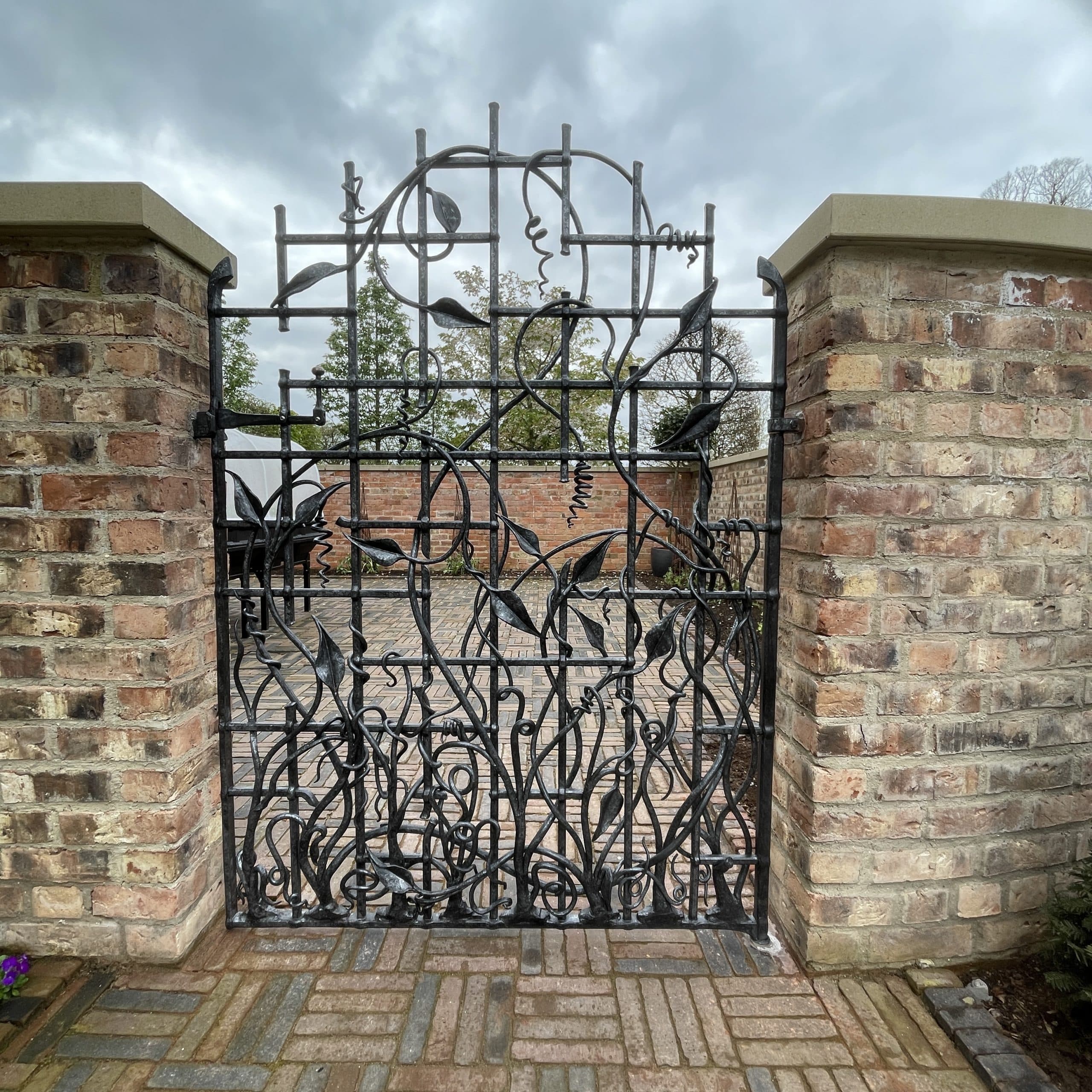 Bespoke Wrought Iron Gates, Contemporary Wrought Iron Gates